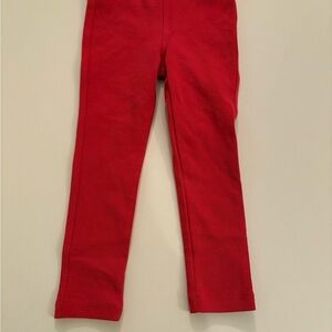 NWOT Tea Collection Vibrant Red Kids Leggings